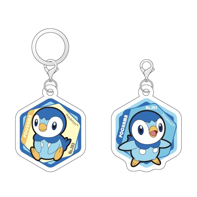 Pokemon Center Original Acrylic Marker Charm Set Vol.3 Piplup