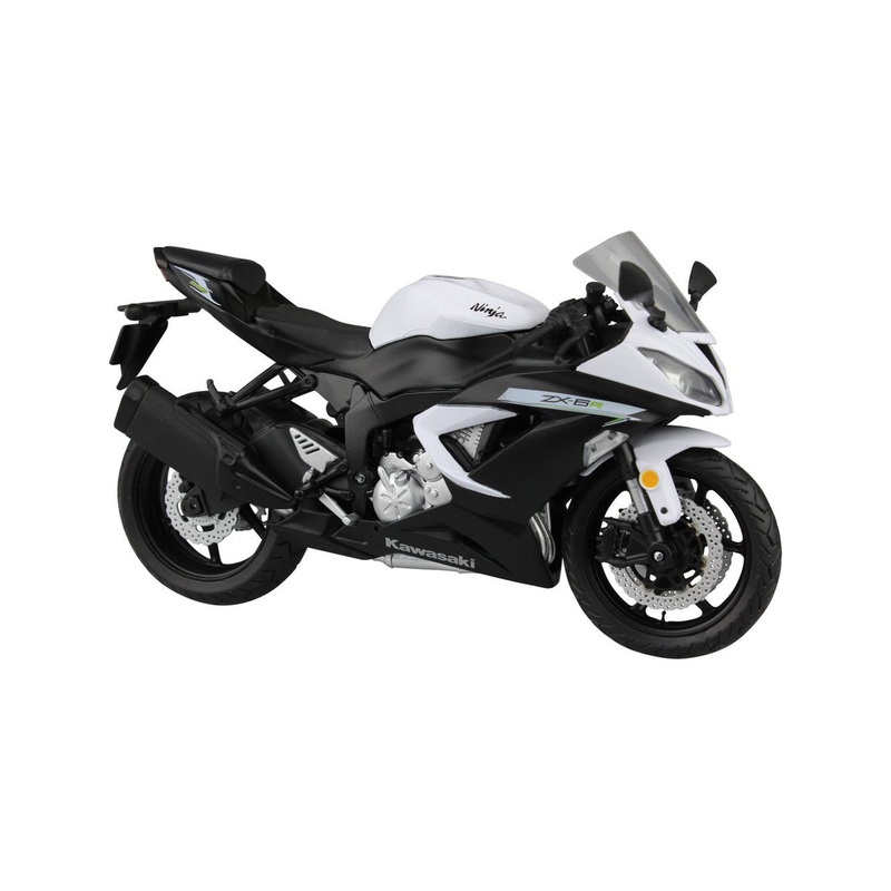 Aoshima Skynet 97779 Kawasaki Ninja ZX-6R 2014 White 1/12 Scale