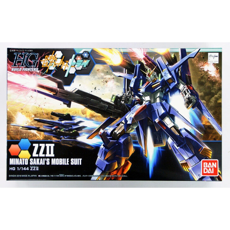 Bandai HG Build Fighters ZZ II MINATO SAKAI’S MOBILE SUIT 1/144 Scale Kit