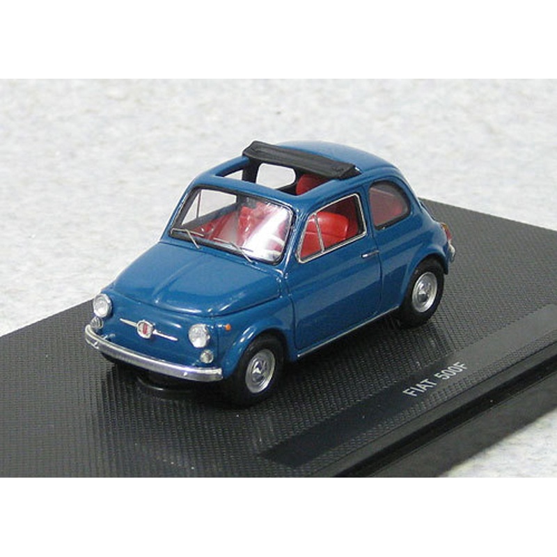 Ebbro 44463 Fiat 500F 1965 Blue (Resin Model) 1/43 Scale