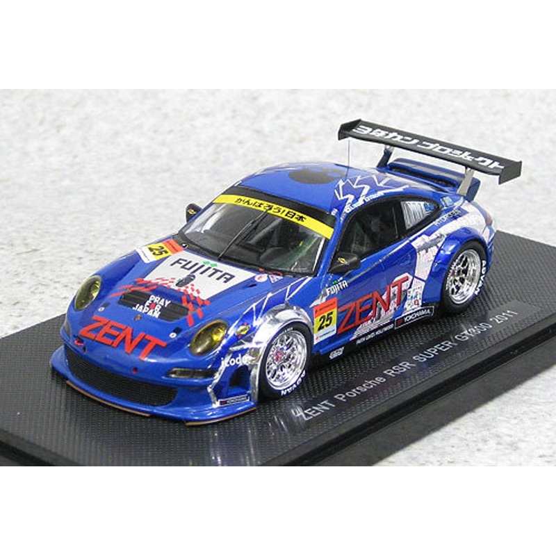 Ebbro 44581 ZENT Porsche RSR Super GT300 2011 #25 (Resin Model) 1/43 Scale