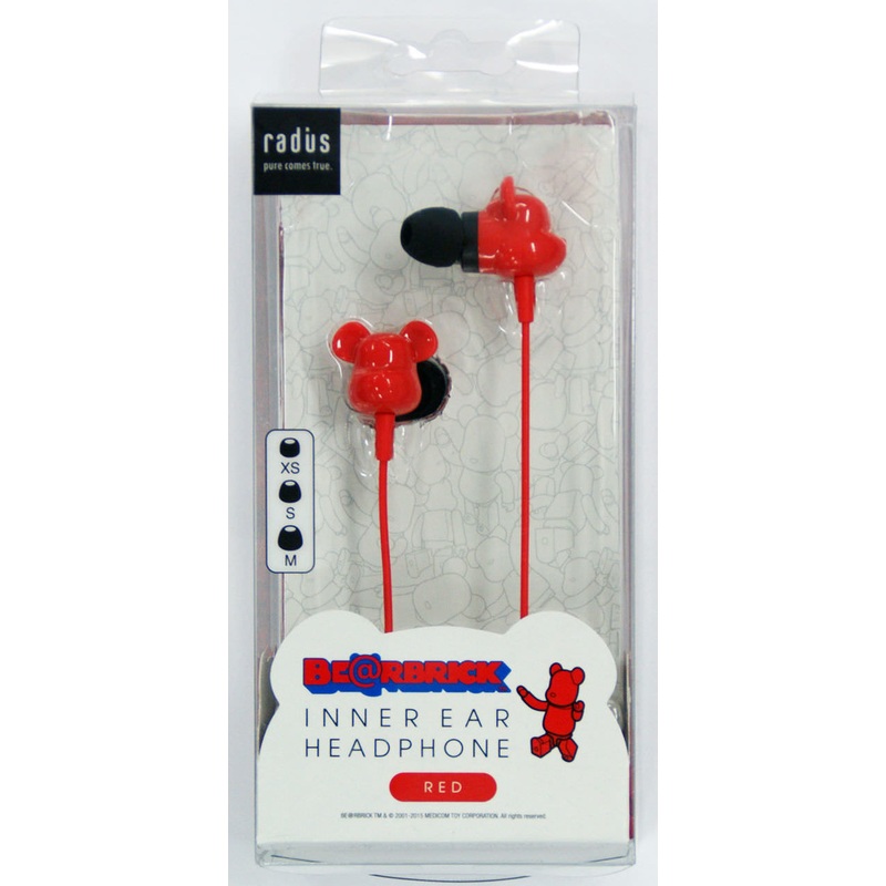 Medicom BE@RBRICK Inner EarphOne Red 4530956469645