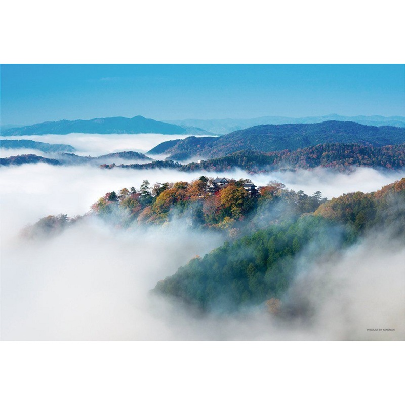 Yanoman Jigsaw Puzzle 01-2058 Bicchu Matsuyama Castle Japan (108 L-Pieces)