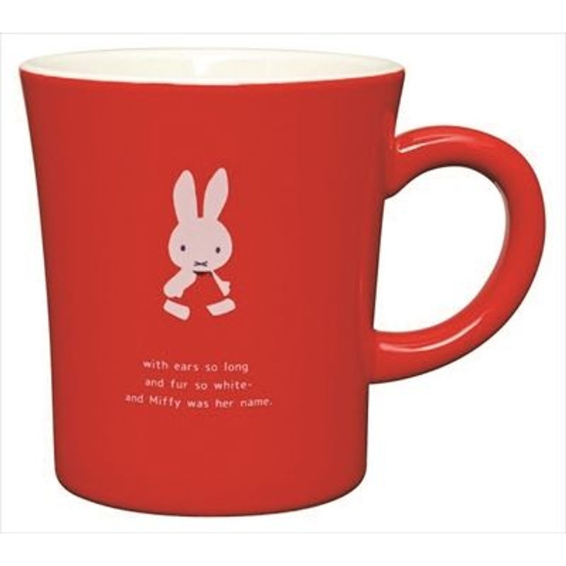 Kanesho Toki Miffy Color Mug First Red