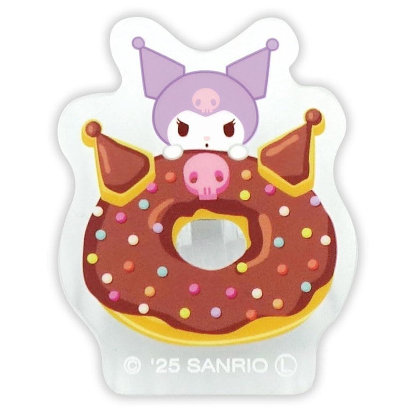OST Sanrio C Donut Acrylic Badge Kuromi