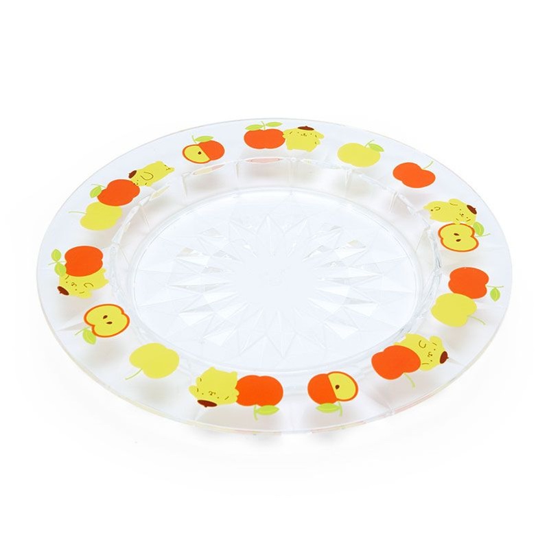Sanrio Clear Plate Pom Pom Purin (Retro Clear Tableware)