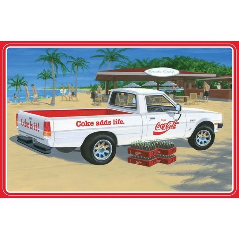 AMT 1/25 1980 Dodge Ram D-50 Pickup Coca-Cola Plastic Model