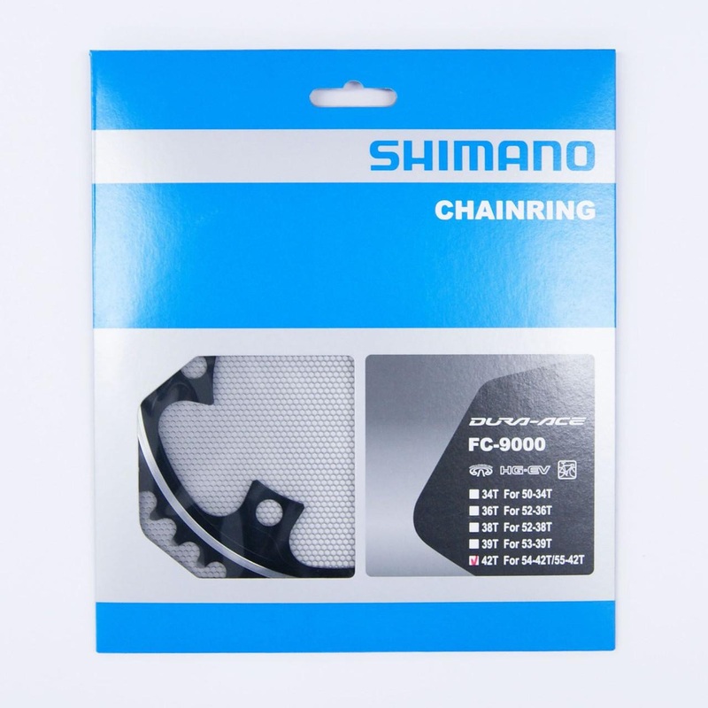 Shimano (Cycling) FC-9000 2×11 Speed Chain Ring 42T-ME (for 54-42T/55-42T) Y1N242000