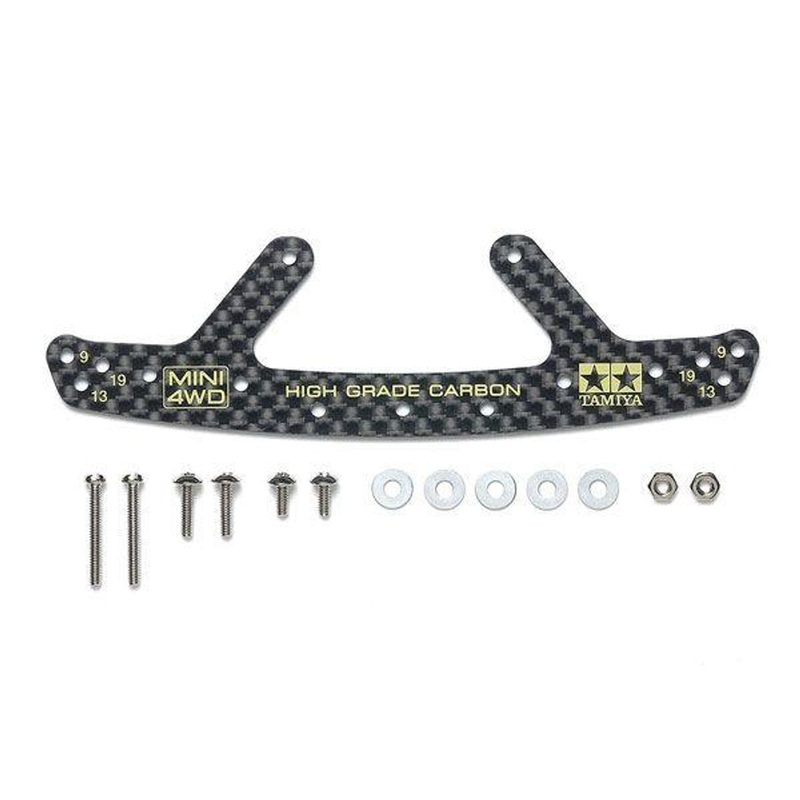 Tamiya 95692 Mini 4WD HG Carbon Front Bumper Plate (1.5mm)