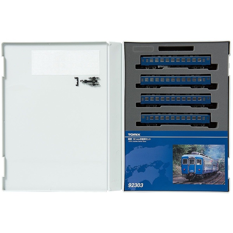 Tomix 92303 JNR Series 12-1000 Passenger Car 4 Cars Set (N scale)