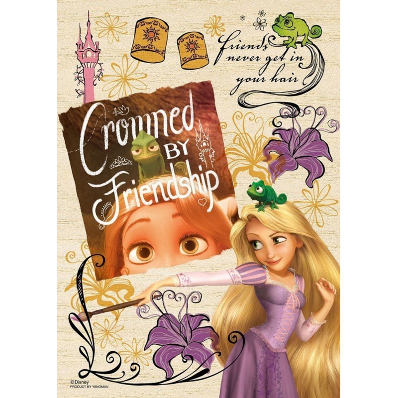 Yanoman Wooden Jigsaw Puzzle 33-26 Disney Tangled Rapunzel (300 Small Pieces)