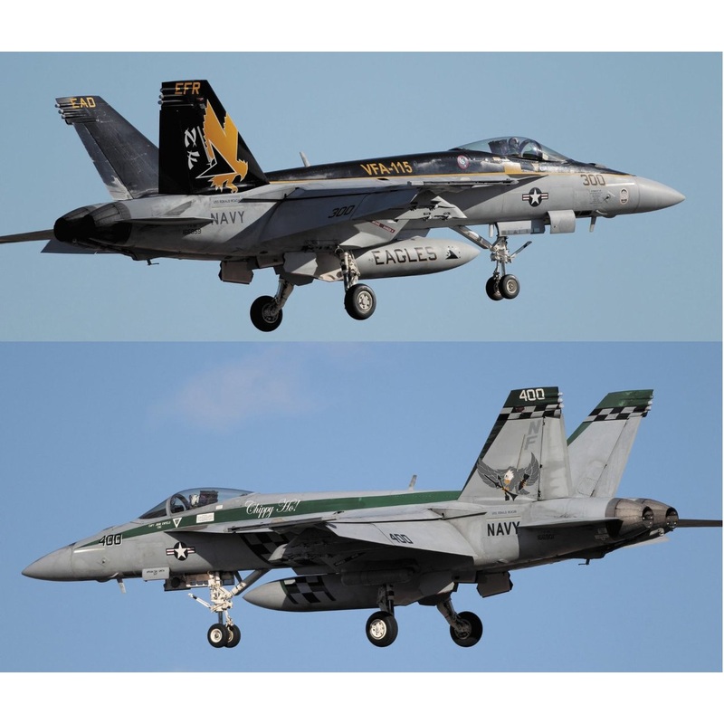 Hasegawa SP343 F/A-18E Super Hornet USS Ronald Reagan CVW-5 Cag Special Box Pt.2 1/72 Scale Kit