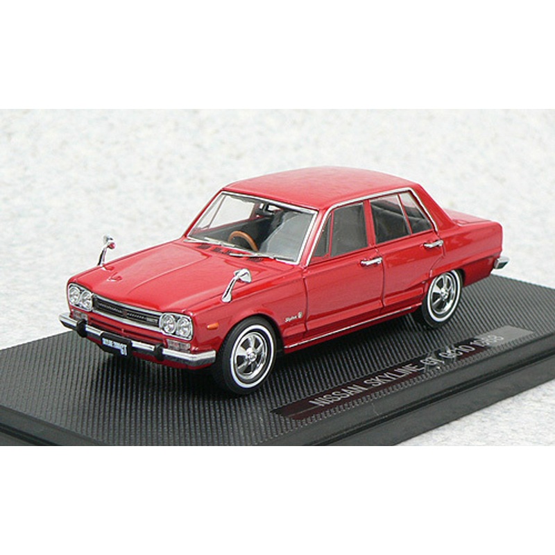 Ebbro 43937 NISSAN SKYLINE 2000GT GC10 1968 Red 1/43 Scale