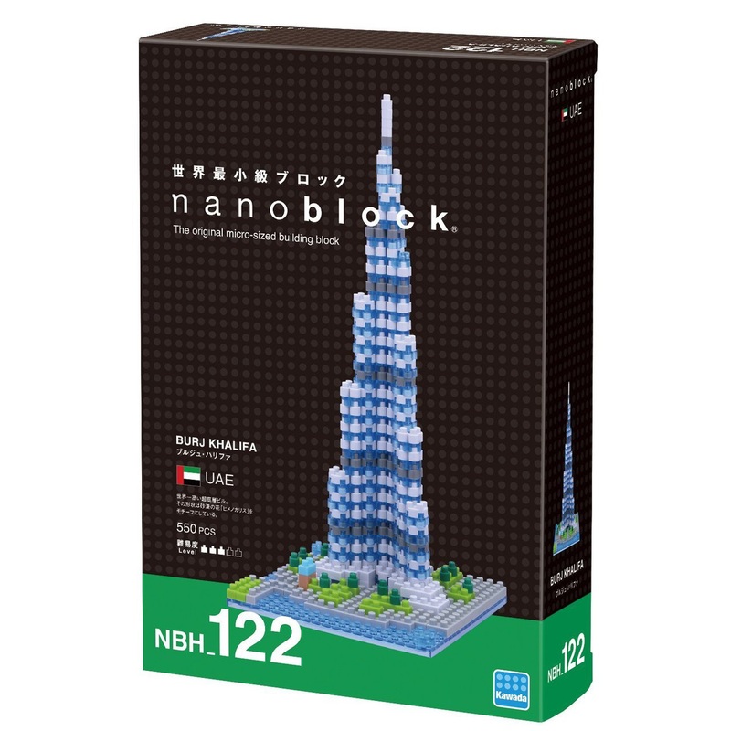 Kawada NBH-122 nanoblock Burj Khalifa