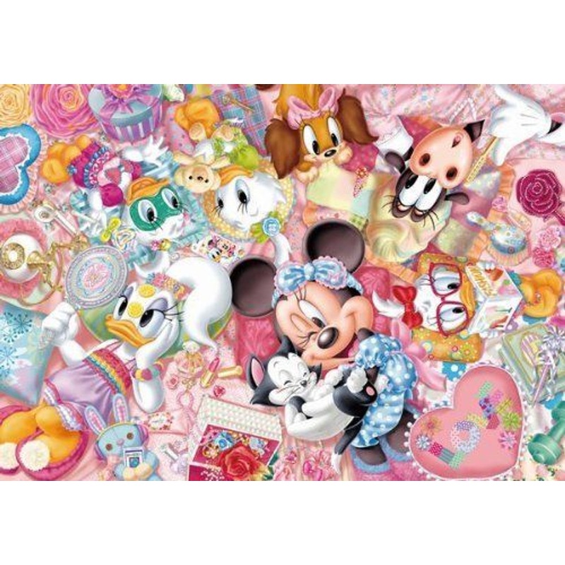 Tenyo Jigsaw Puzzle Disney Minnie Pajamas Party (1000 Pieces)