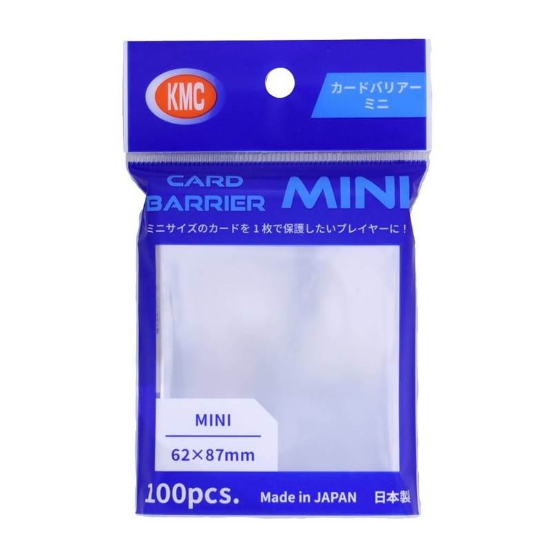 KMC Card Barrier Mini Clear 100pcs