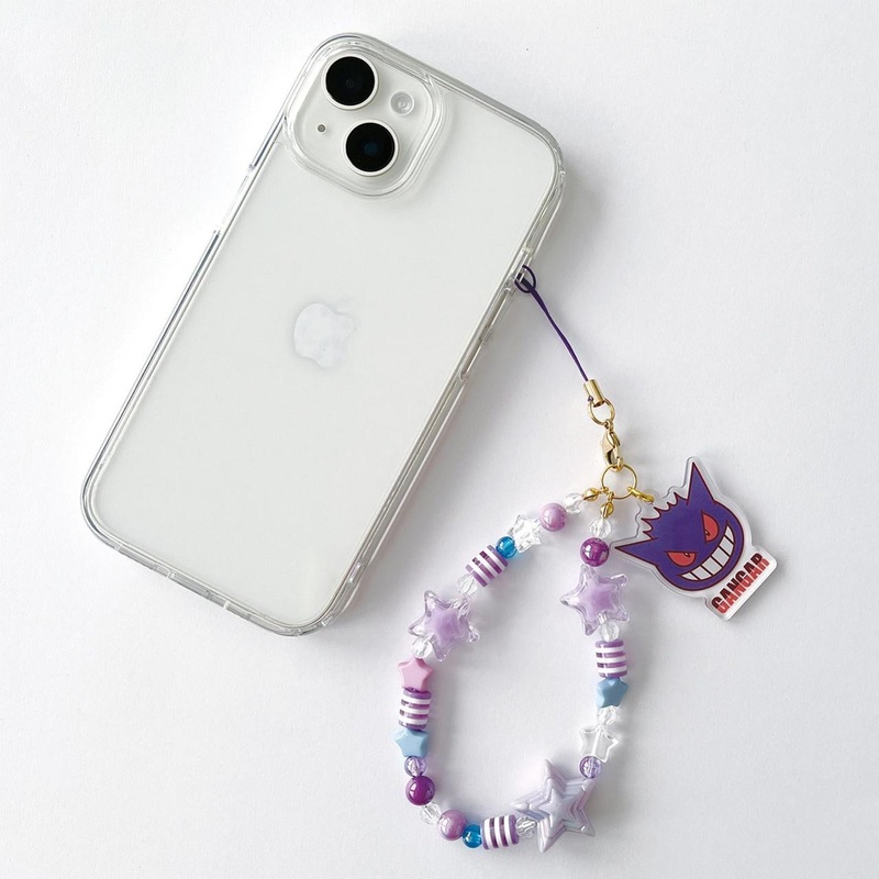 Pokemon Center Original Beads Strap Gengar