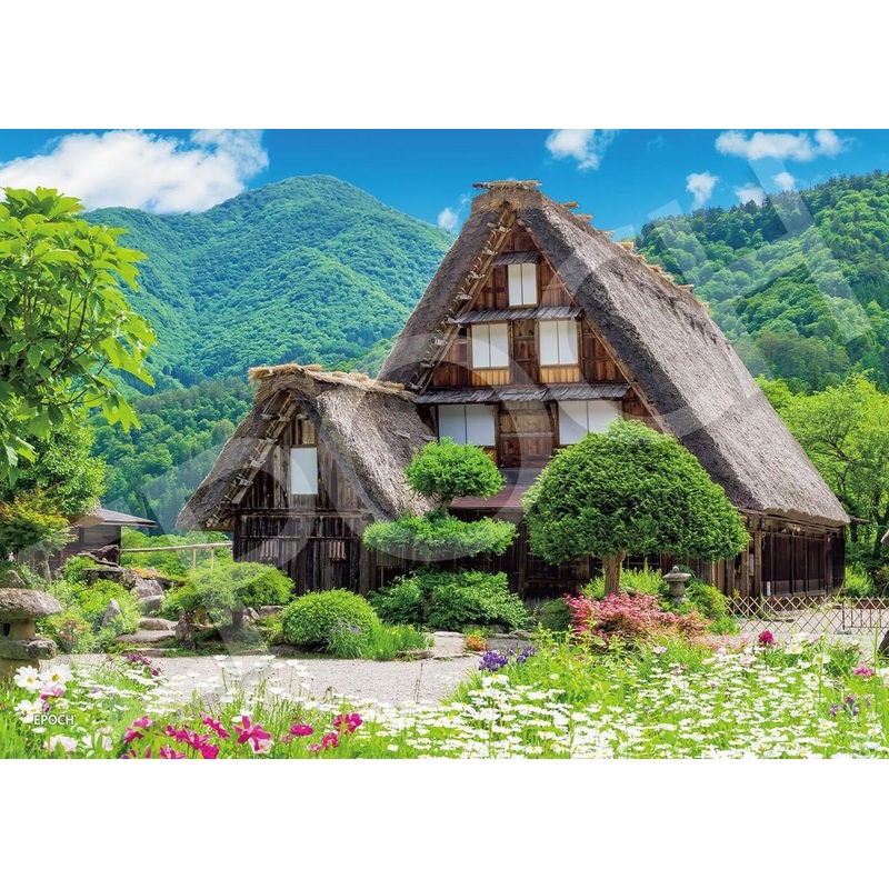Jigsaw Puzzle Gassho-zukuri of Shirakawa-go  Gifu (500 Pieces)