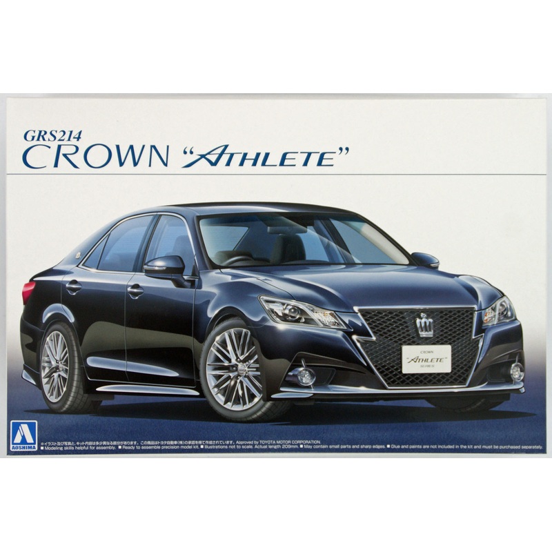 Aoshima 08485 GRS214 Toyota Crown Athlete G 2012 1/24 Scale Kit