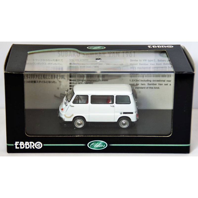 Ebbro 43991 Subaru Sambar Light Van 1961 (L.Blue) 1/43 Scale