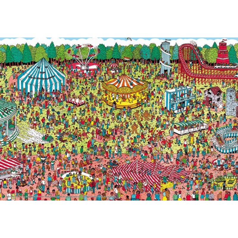 Beverly Jigsaw Puzzle L74-123 Where’s Wally? (150 L-Pieces)
