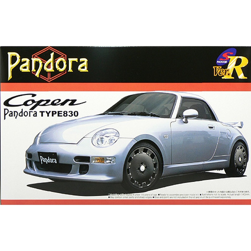 Aoshima 42434 Daihatsu Copen Pandora Type 830 1/24 Scale Kit
