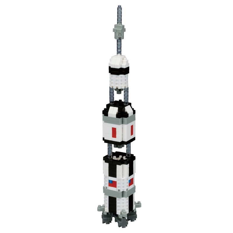 Kawada NBH-130 nanoblock Saturn V Rocket