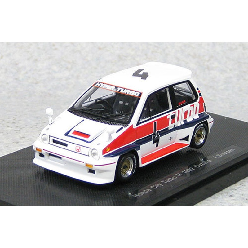 Ebbro 44472 Honda City Turbo R #4 Suzuka 1982 T.Boutsen (Resin) 1/43 Scale