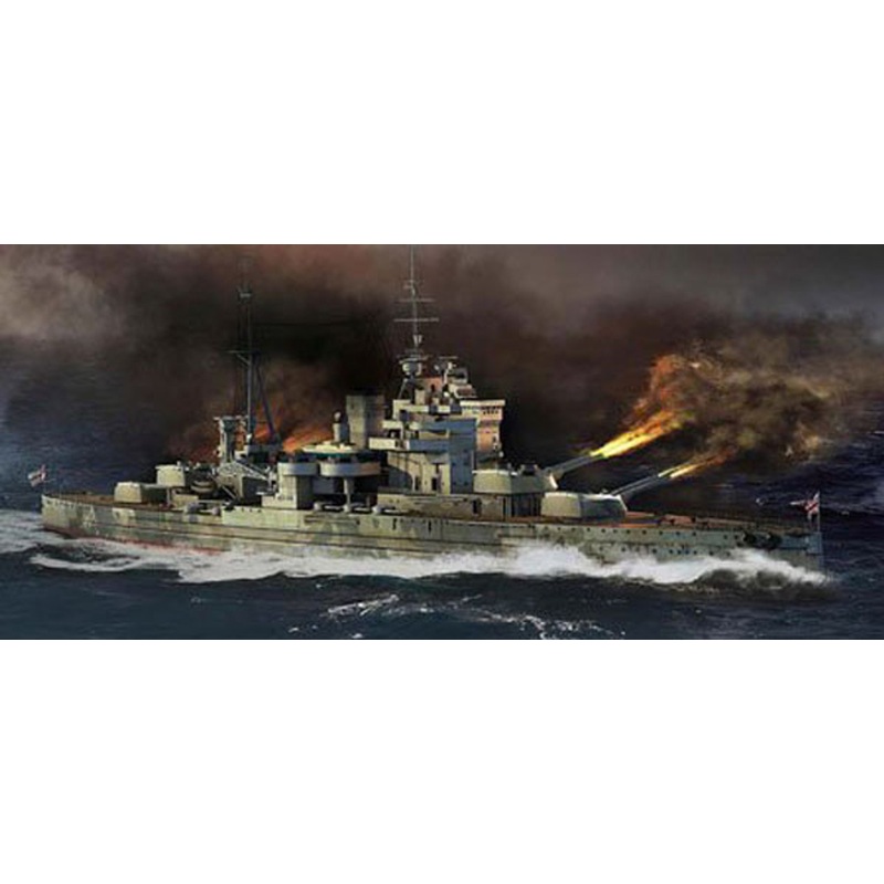 Pit-Road Skywave W-181 H M S BattleShip Queen Elizabeth 1941 1/700 Scale Kit