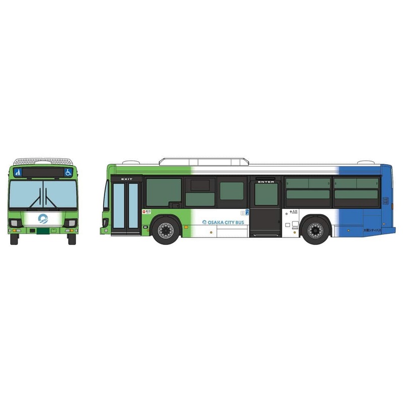Tomytec The Bus Collection JB084 Osaka City Bus (Osaka) (N scale)