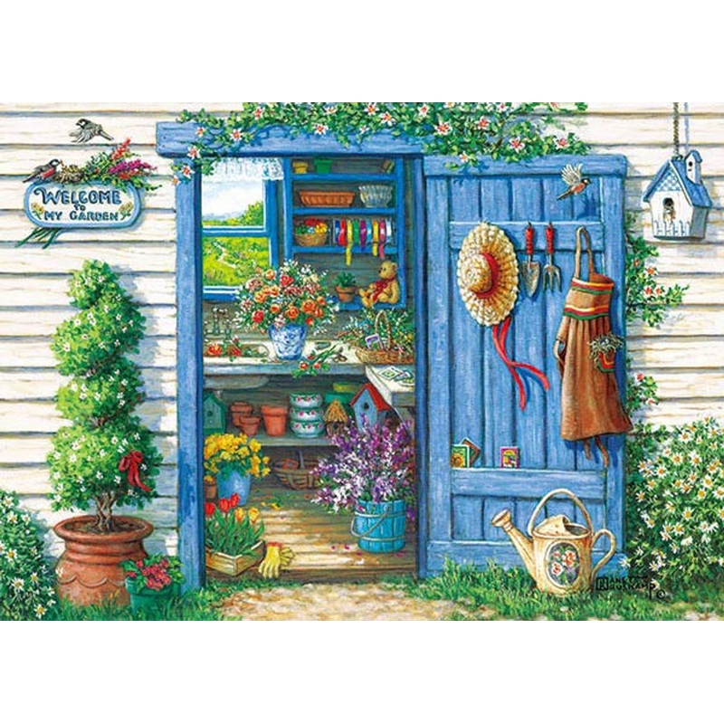 APPLEOne Jigsaw Puzzle 500-238 Janet Kruskamp Welcome To My Garden (500 Pieces)