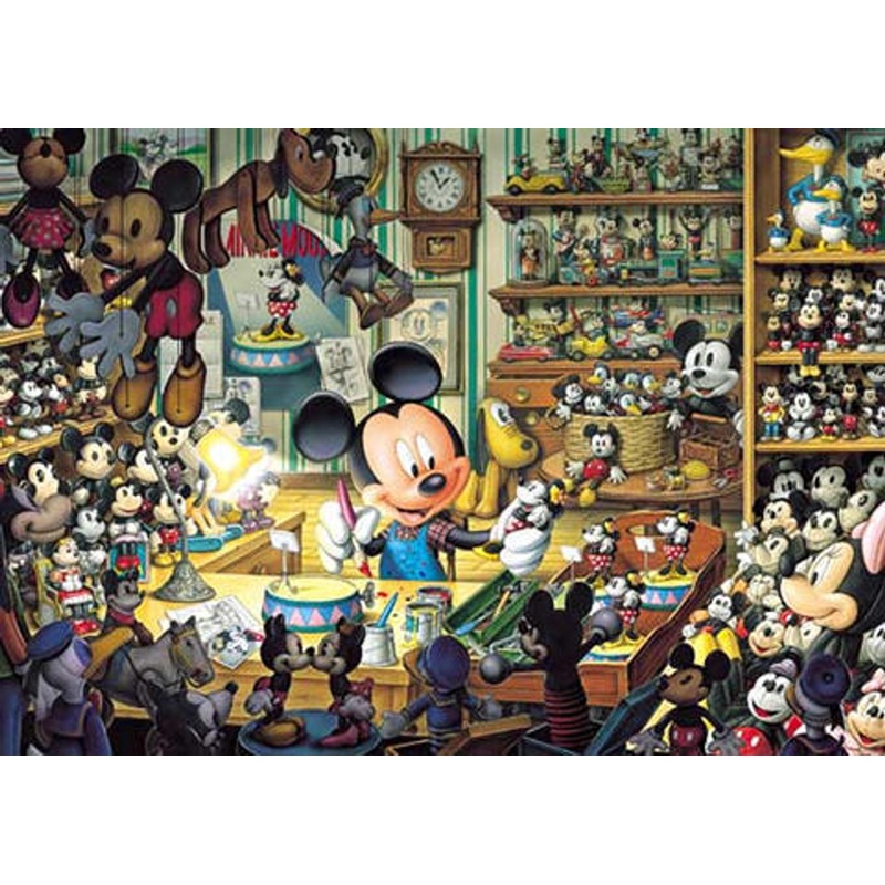 Tenyo Jigsaw Puzzle D-500-354 Disney Mickey Mouse Mickeys Toy Workshop (500 Pieces)