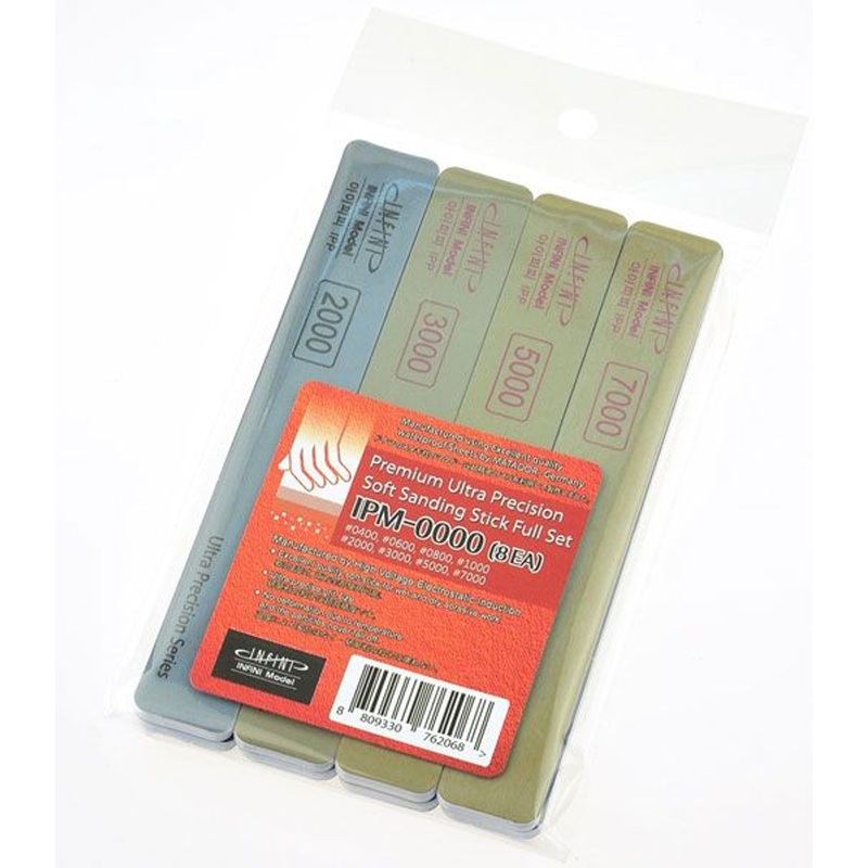INFINI Model Soft Filing Stick Full 8pcs Set (#400 – #7000)