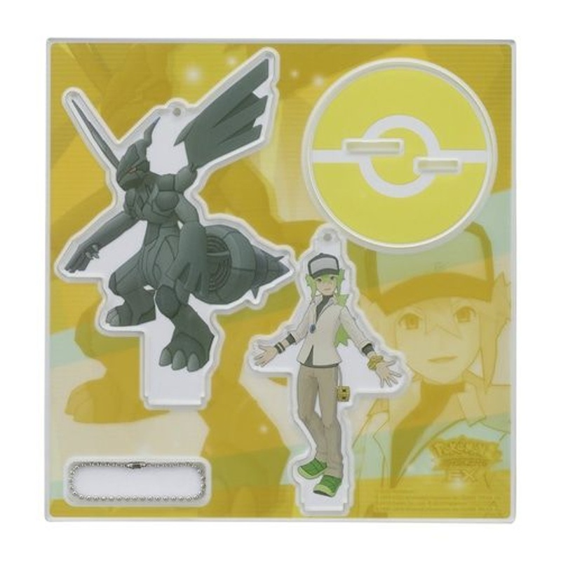 Pokemon Center Original Acrylic Stand Key Chain TRAINERS Salon!! – Zekrom
