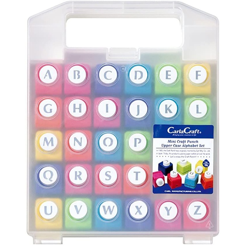 Mini Craft Punch Uppercase Alphabet Set