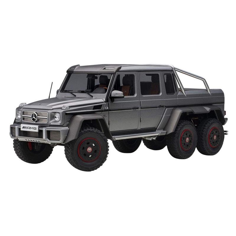 AUTOArt 1/18 Mercedes-Benz G63 AMG 6×6 (Matte Metallic Gray) Finished Model