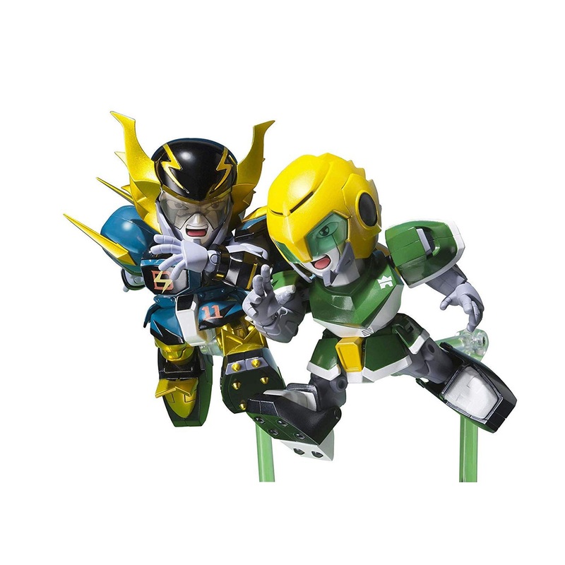 Bandai Chogokin Iron Leaguer Mach Windy & Gold Foot Figure