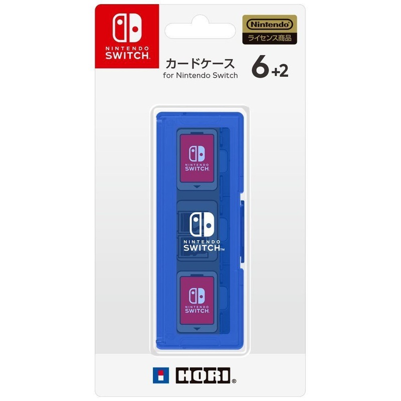 Hori Game Card Case 6+2 Blue for Nintendo Switch