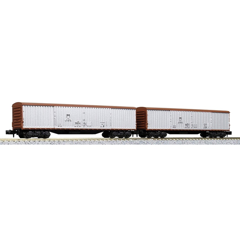 Kato 10-1211 JNR Freight Car Type WAKI 50000 2 Cars Set (N scale)