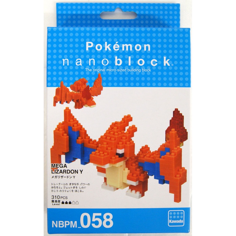 Kawada NBPM_058 nanoblock Pokemon Mega Charizard Y