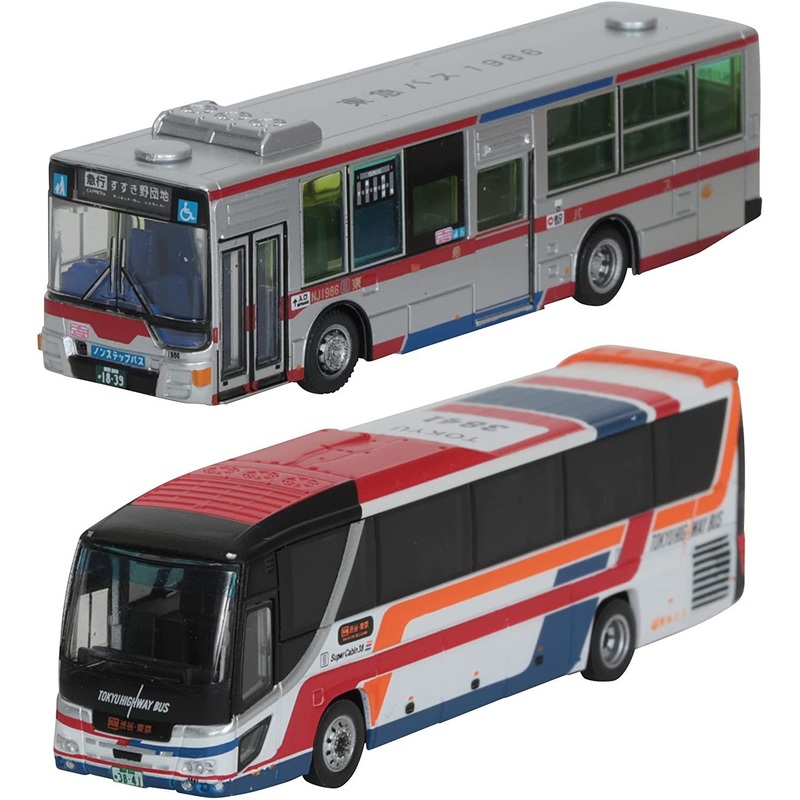 Tomytec Bus Collection Tokyu Bus (30th Anniversary) 2 Bus Set (N scale)