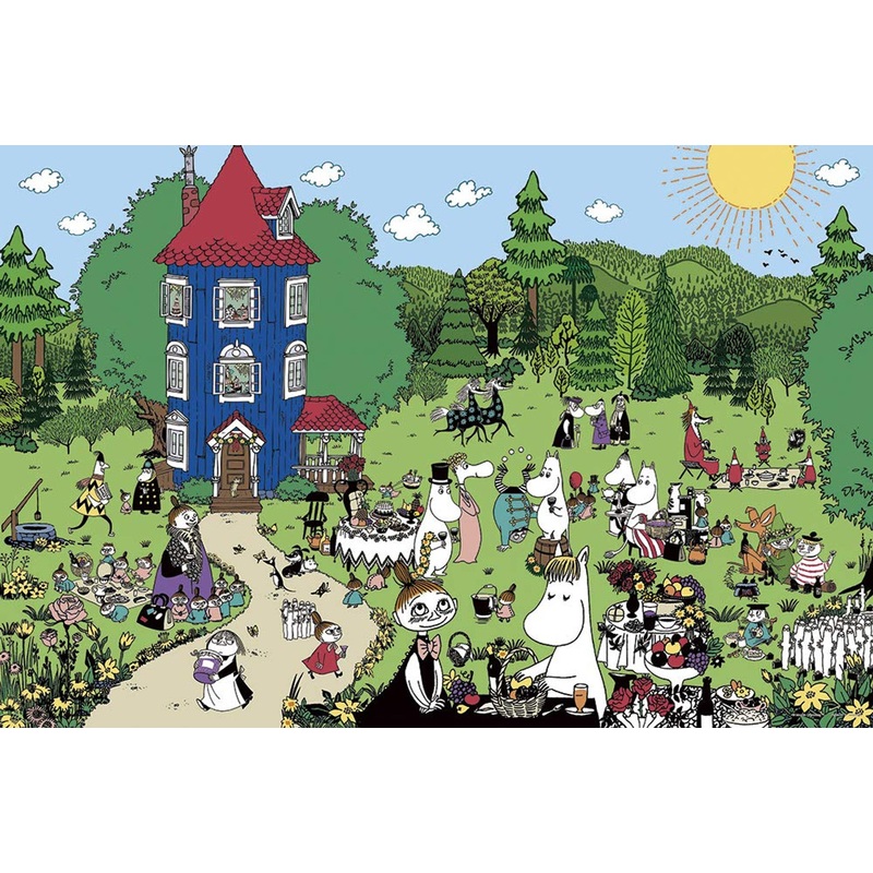 Yanoman Jigsaw Puzzle 10-1348 Welcome to Moomin’s House (1000 Pieces)