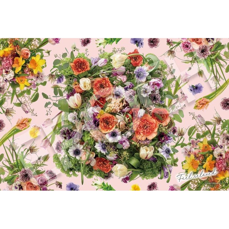 Epoch 11-608s Jigsaw Puzzle Feel Relaxed Flowers Collection (1000 Pieces)