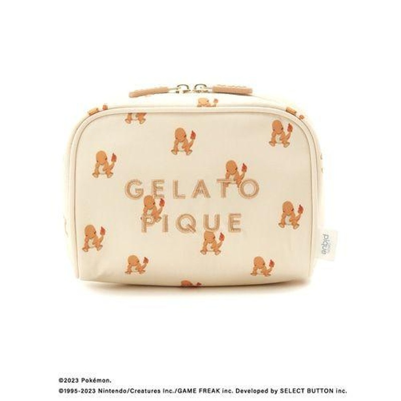 Pokemon Center [Gelato Pique] Patterned Pouch Orange