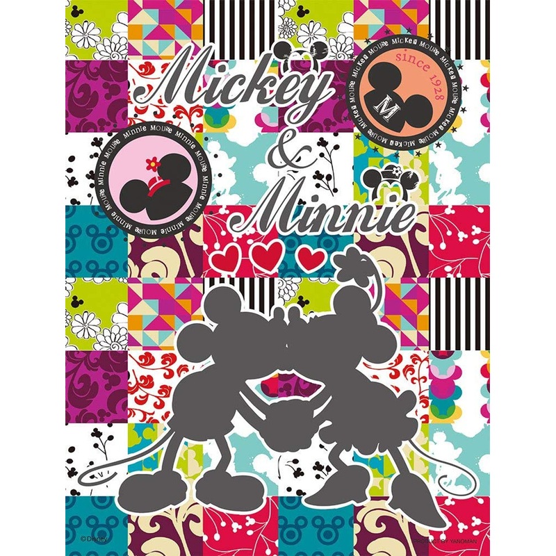 Yanoman Ecograph Jigsaw Puzzle 42-07 Disney Mickey & Minnie (300 Small Pieces)