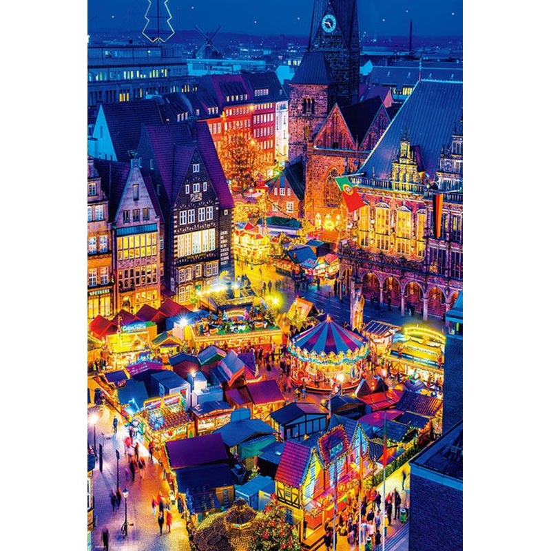 Beverly 51-290 Jigsaw Puzzle Christmas Market in Bremen (1000 Pieces)