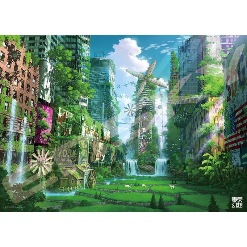 Ensky 500-390 Jigsaw Puzzle Tokyo Genso New York Times Square Fantasy (500 Pieces)