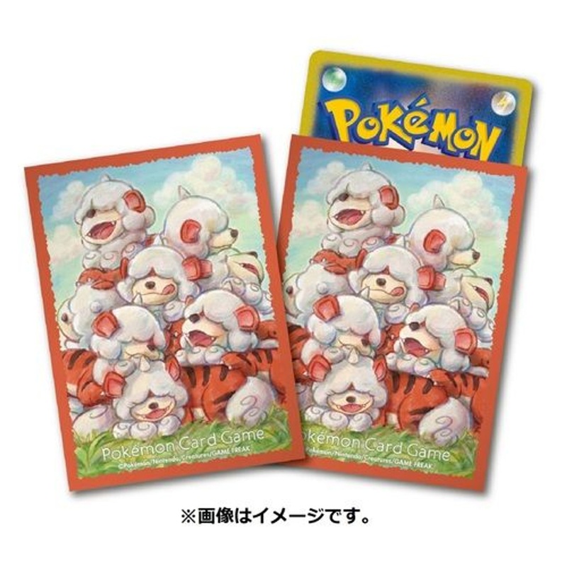 Pokemon Center Original TCG Card Sleeve Hisuian Growlithe