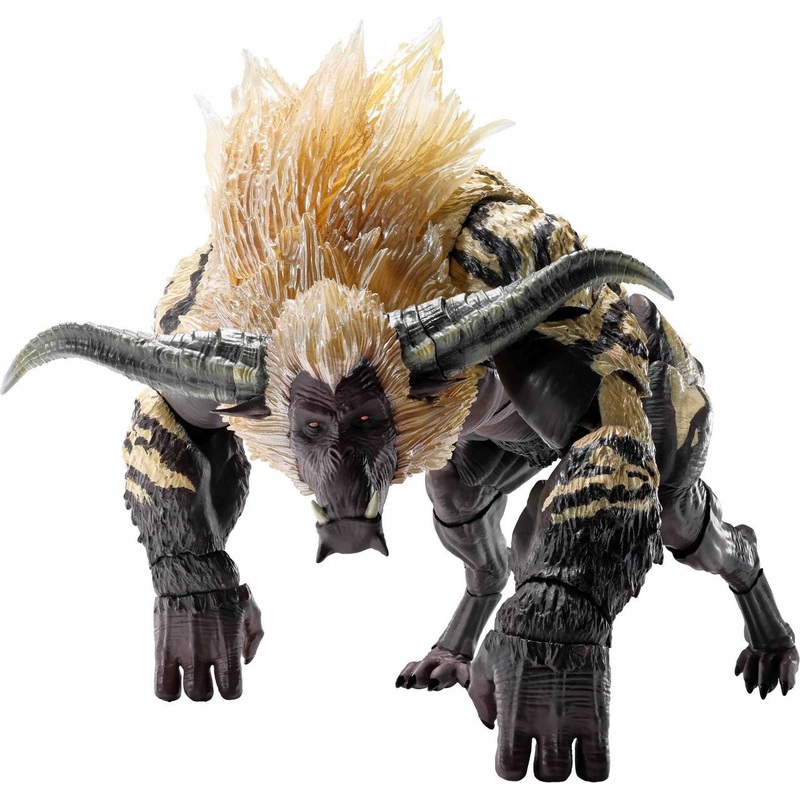 Bandai S.H. MonsterArts Furious Rajang Figure (Monster Hunter)