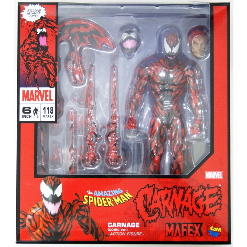 Medicom MAFEX 118 Carnage Comic Ver. Figure